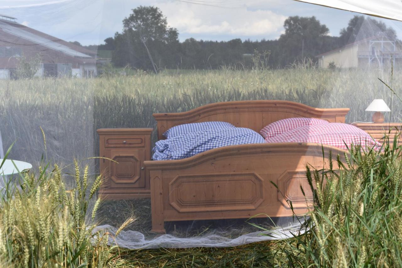 Open Air, Bett Im Kornfeld Hotel Finning Exterior foto